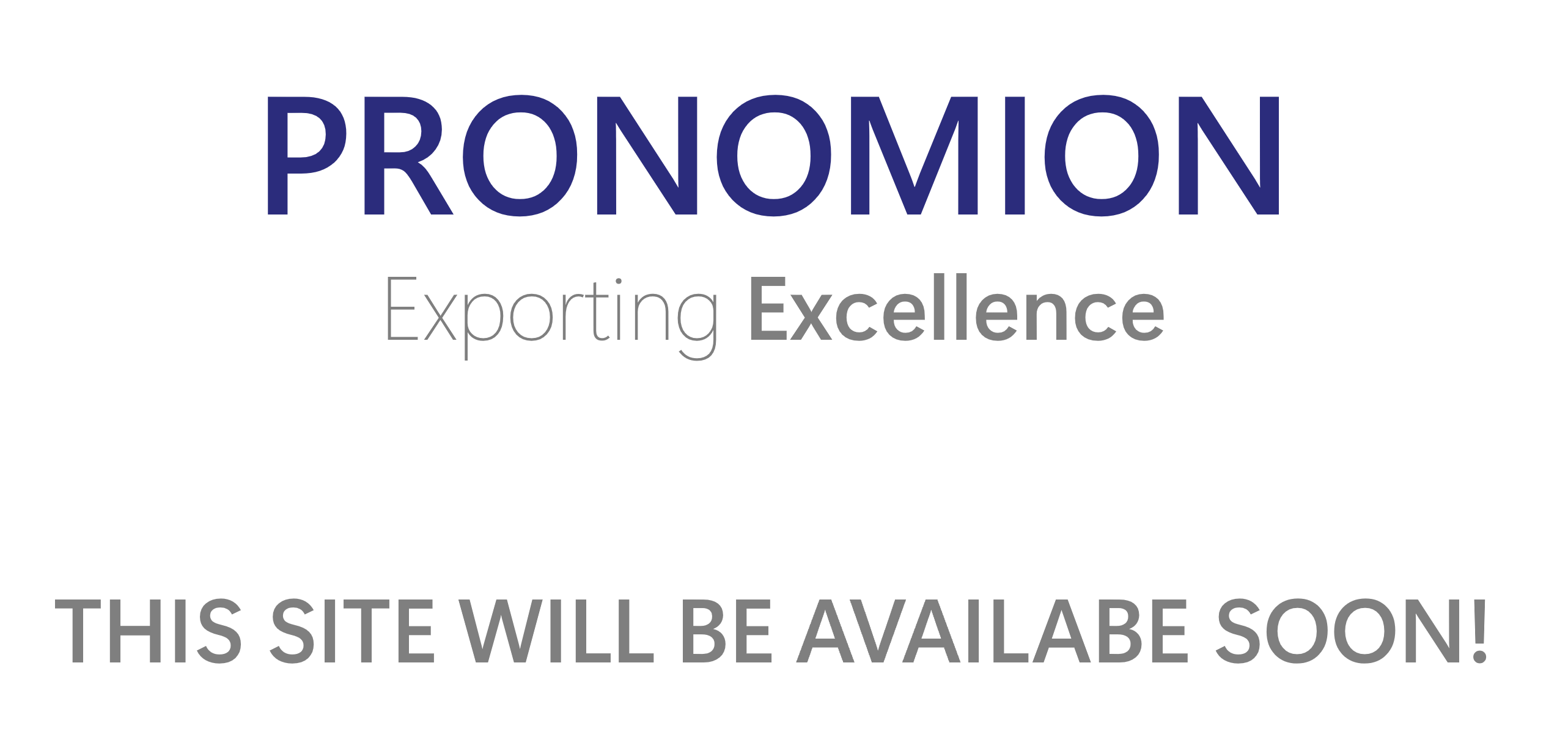 PRONOMION - Coming Soon